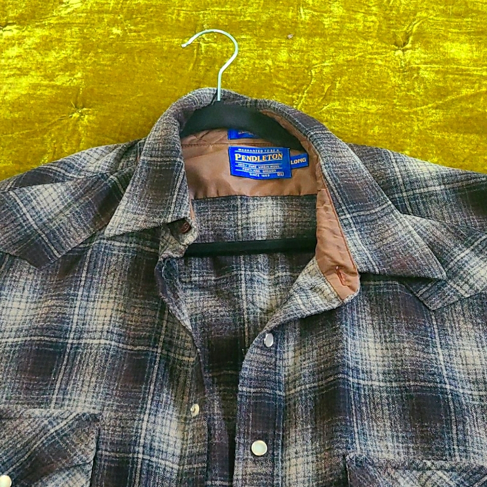 Pendleton XL Long 100% wool flannel